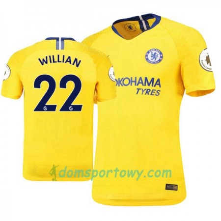 Koszulka Chelsea Willian 22 Wyjazdowe Koszulki Piłkarskie 2018-2019 Krótki Rękaw